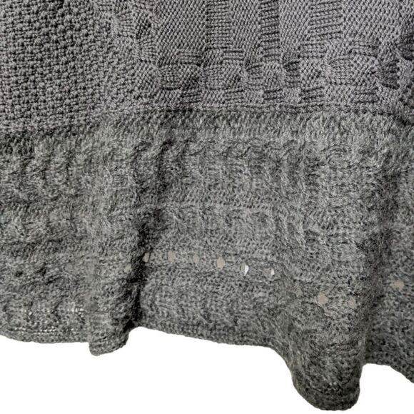 Anthropologie KNITTED AND KNOTTED Regan Mixed Stitch Wool Cardigan XS - Picture 8 of 10